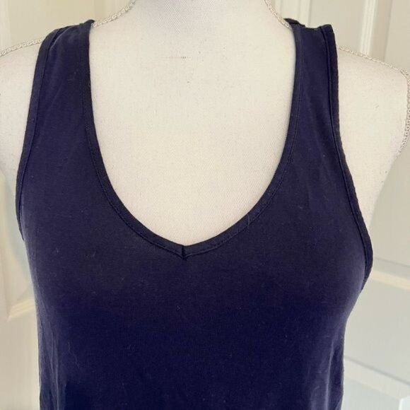 Refinery 29 Knit Pajama Racerback Tank Top Navy Small - Picture 5 of 10
